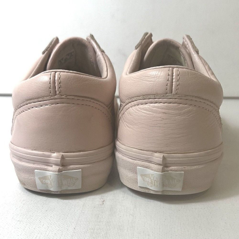 VANS Old Skool Pink Leather Skate Shoes Women's Size 8 Low Top Sneaker Men's 6.5 - Picture 10 of 11